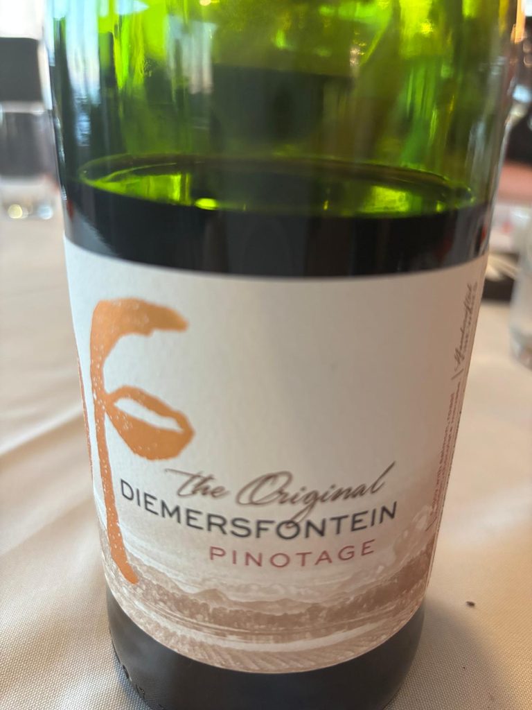 Pinotage at Hussar Grill, Cape Town