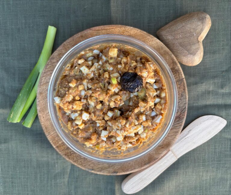 Pork crackling spread with prunes – traditional Slovak recipe